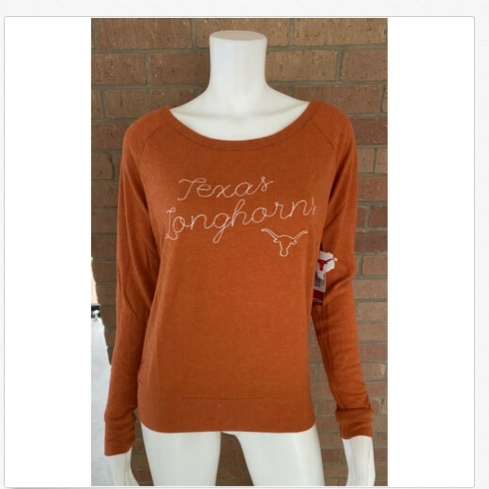 AUTHENTIC APPAREL TEXAS LONGHORNS DRAPE BACK SHIRT